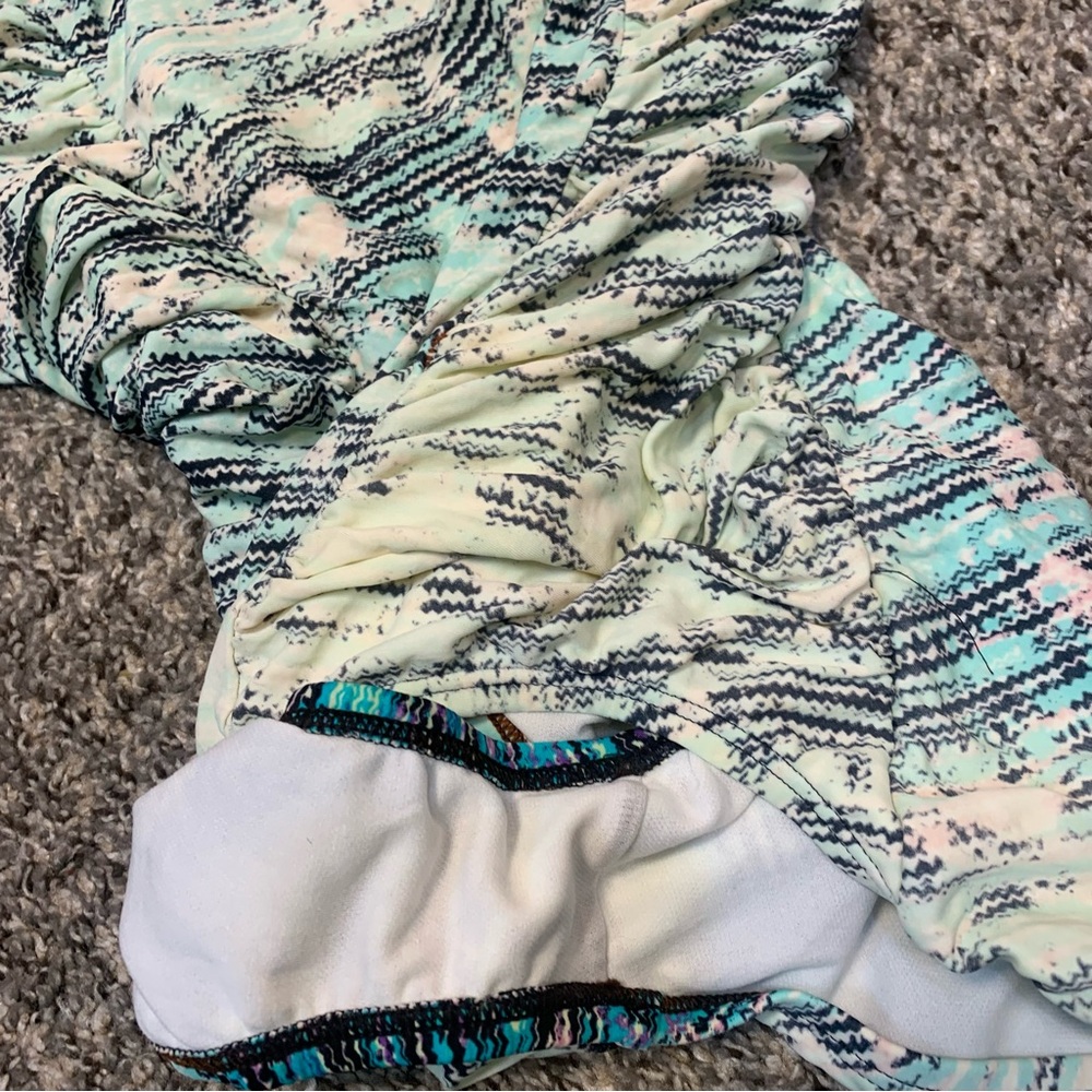 Speedo VTG 90s One Piece Ruched Swimsuit - Picture 6 of 11